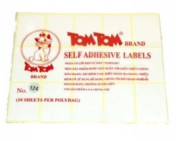 Decal Tommy hộp từ số No.124……No.149