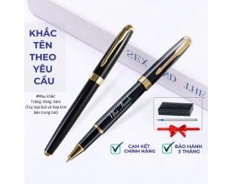 Bút Ký Kim Loại Cao Cấp TopGift IM006 – Nắp Bật, Ngòi 0.5mm, Khắc Tên Miễn Phí