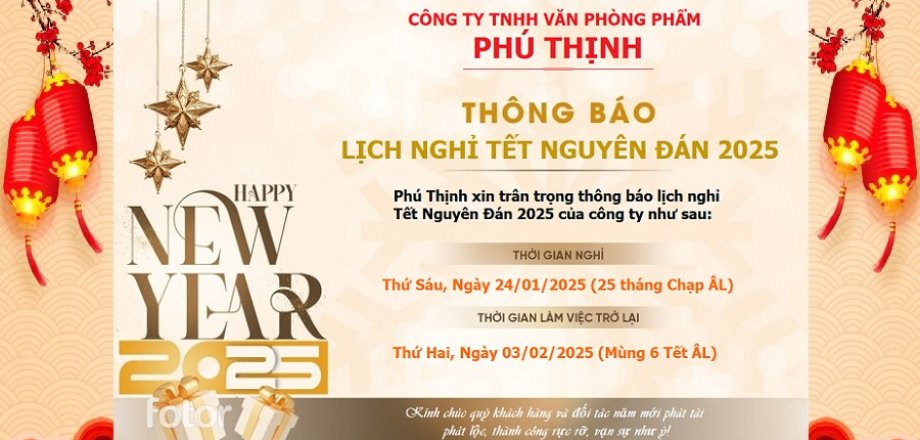 CÔNG TY SX TM  VĂN PHÒNG PHẨM PHÚ THỊNH